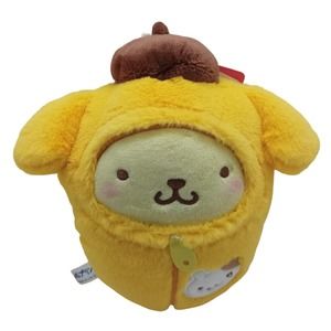 Sanrio pompompurin plush with ball chain